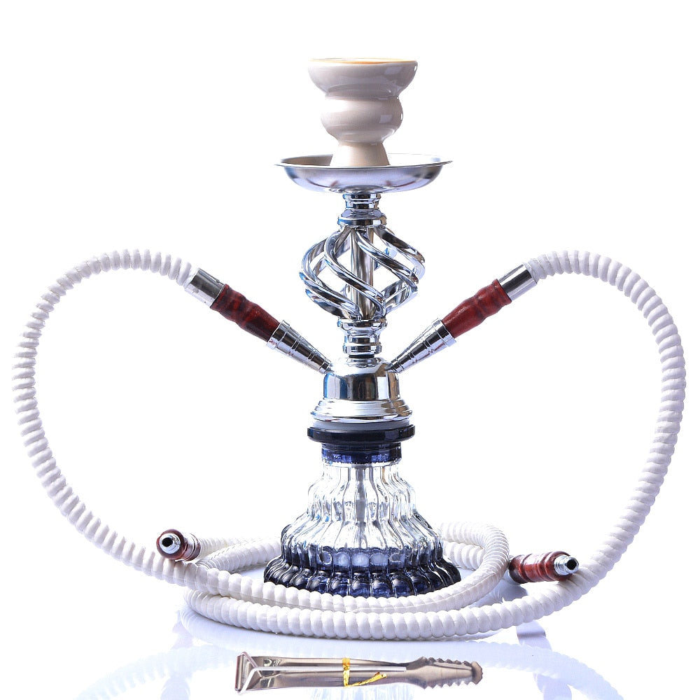 Double hookah with modern design