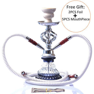 Double hookah with modern design