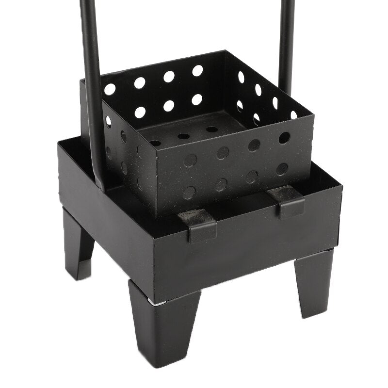 Stainless steel charcoal holder