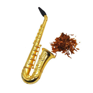 Saxophone Mini Portable Smoking Pipes Metal