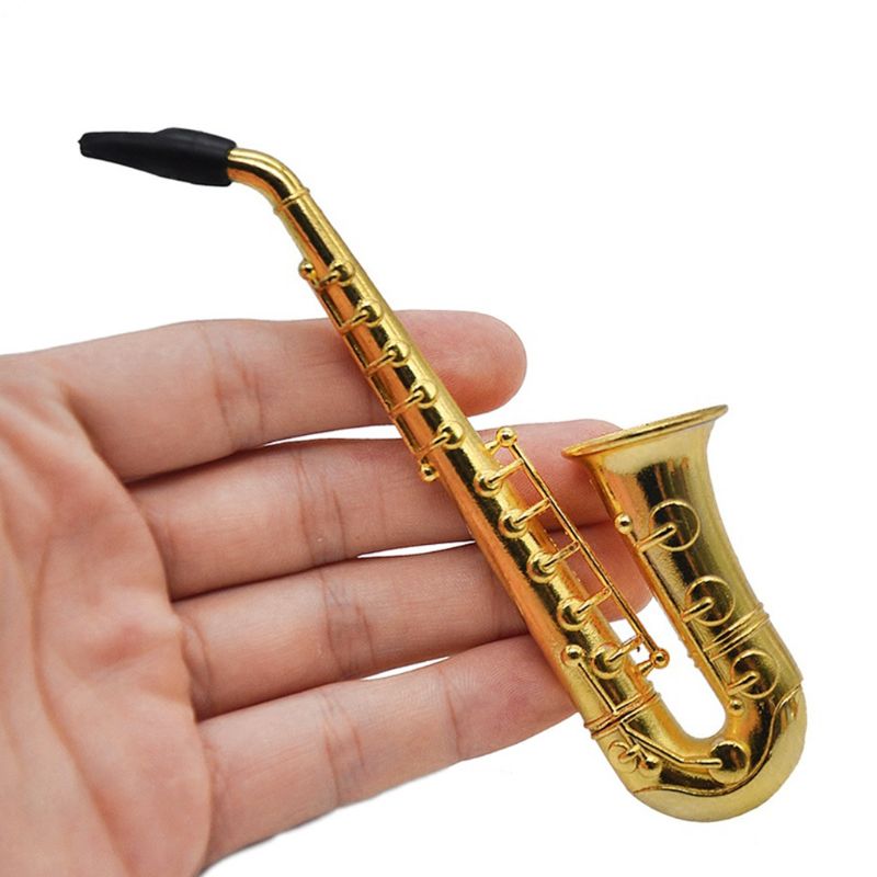 Saxophone Mini Portable Smoking Pipes Metal