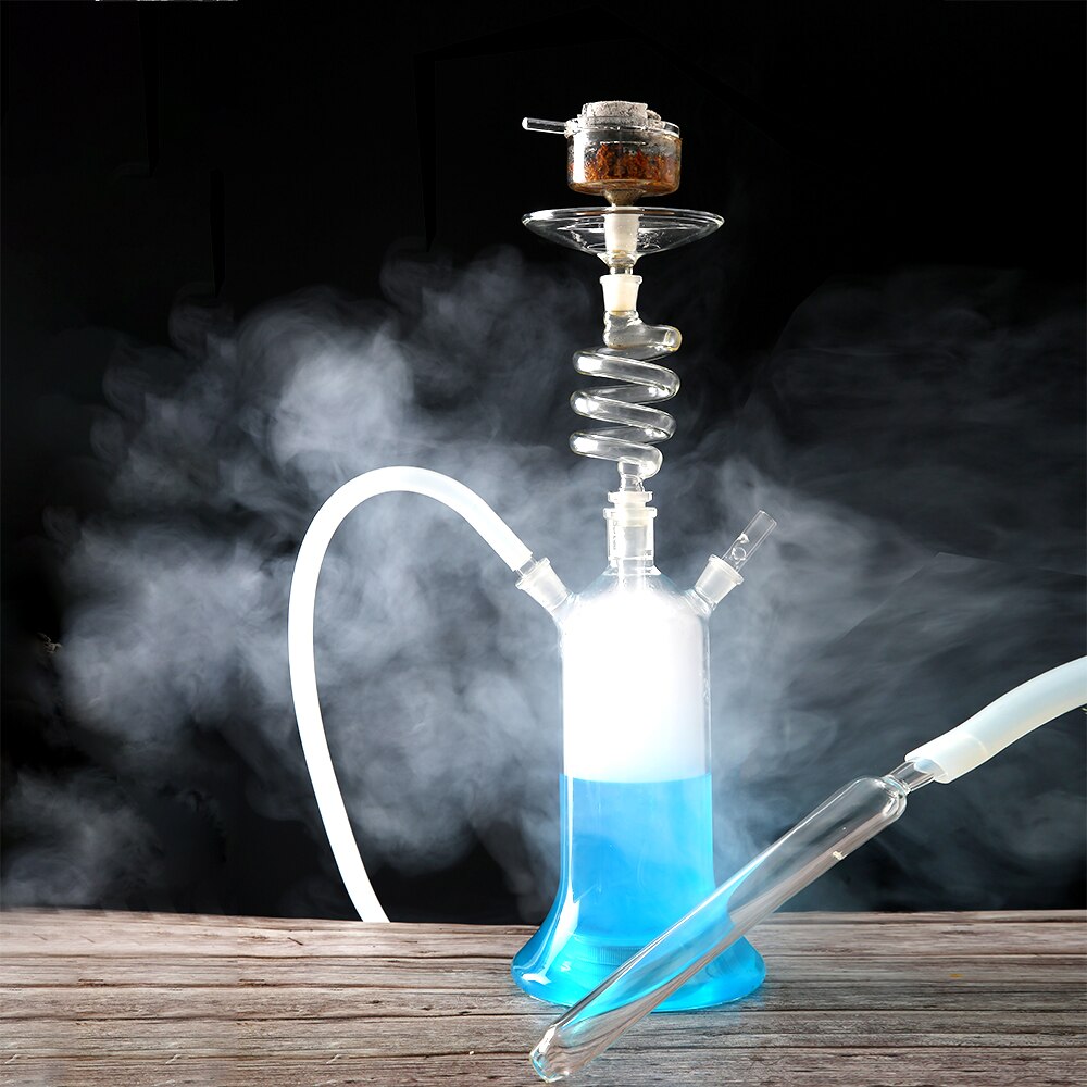 connector glass hookah bowl with one hole