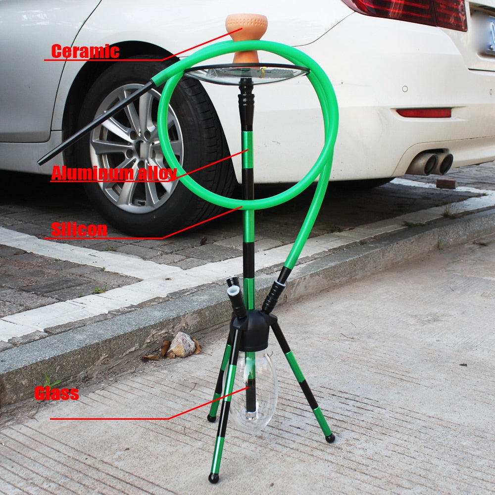 Tripod Shisha Hookah with Three-legged Ins