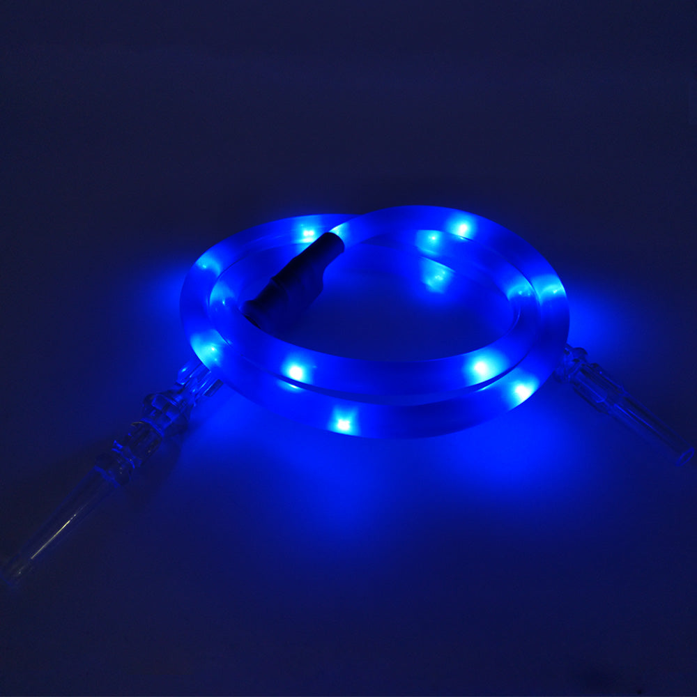 Hookah hose with LED lights